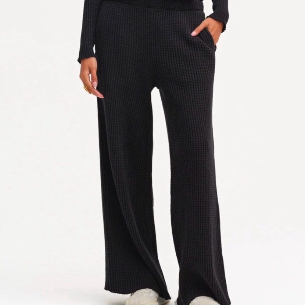 MATE the Label Black Straight Leg Pants